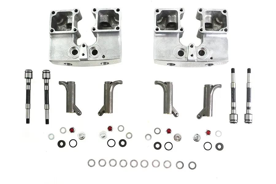 Motorshop Shovelhead Rocker Box Assembly Polished Finish for Harley Davidson FL (1966-1975) by Motorshop
