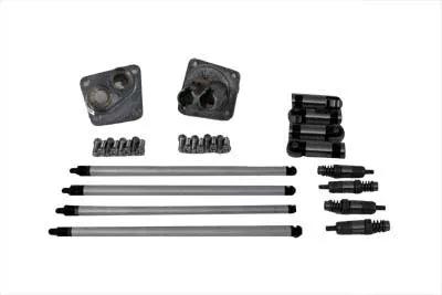 Motorshop Hydraulic Tappet Block Kit Zinc Finish for Harley Davidson FL Models by Motorshop