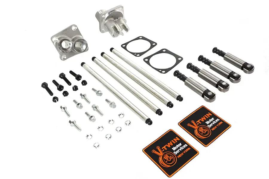 Sifton Solid Tappet Kit Alloy Finish for Harley Davidson FL (1948-1957) by Sifton