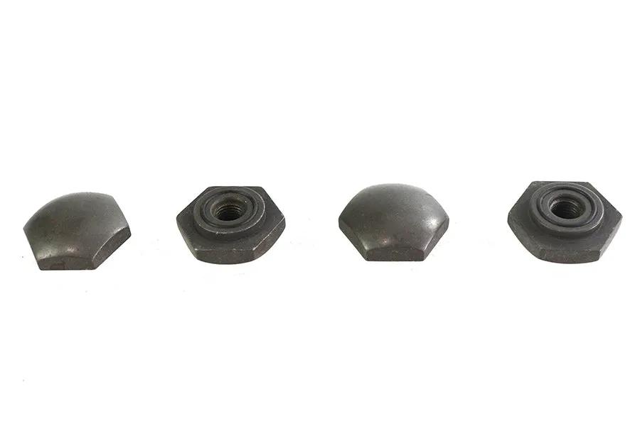 Colony Parkerized Rocker Arm Shaft Nuts for Harley Davidson EL and FL Models (Part #7110-8 PARKERIZ) by Colony
