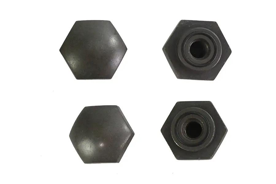Colony Parkerized Rocker Arm Shaft Nuts for Harley Davidson EL and FL Models (Part #7110-8 PARKERIZ) by Colony