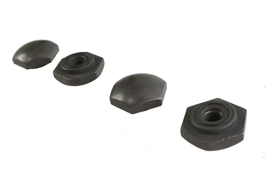 Colony Parkerized Rocker Arm Shaft Nuts for Harley Davidson EL and FL Models (Part #7110-8 PARKERIZ) by Colony