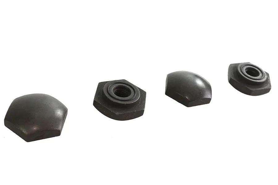 Colony Parkerized Rocker Arm Shaft Nuts for Harley Davidson EL and FL Models (Part #7110-8 PARKERIZ) by Colony