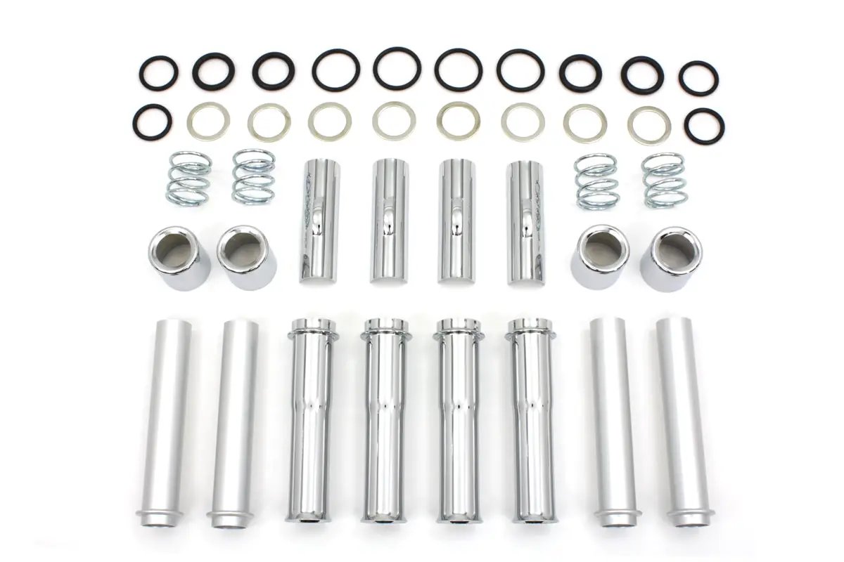 Motorshop TC-88 Pushrod Cover Kit Chrome for Harley Davidson FXST (1999-2008) by Motorshop
