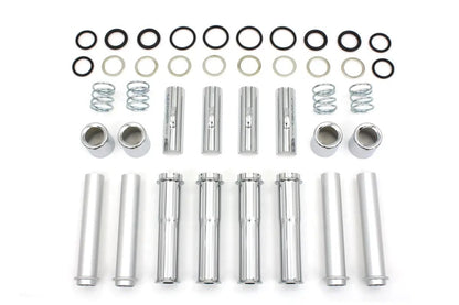 Motorshop TC-88 Pushrod Cover Kit Chrome for Harley Davidson FXST (1999-2008) by Motorshop