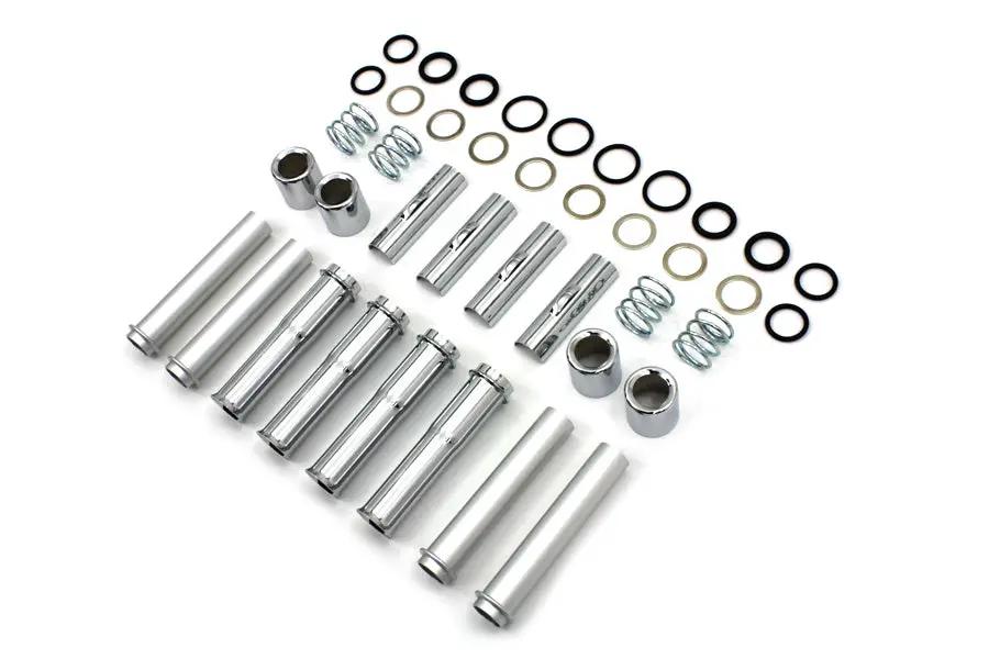 Motorshop TC-88 Pushrod Cover Kit Chrome for Harley Davidson FXST (1999-2008) by Motorshop