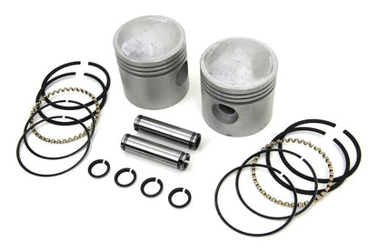 Motorshop 3-5/16 inch Piston Set .030 Oversize for Harley Davidson EL Models by Motorshop