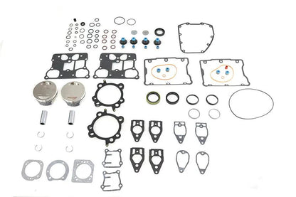Wiseco Twin Cam 110 Inch Big Bore Piston Kit for Harley Davidson by Wiseco