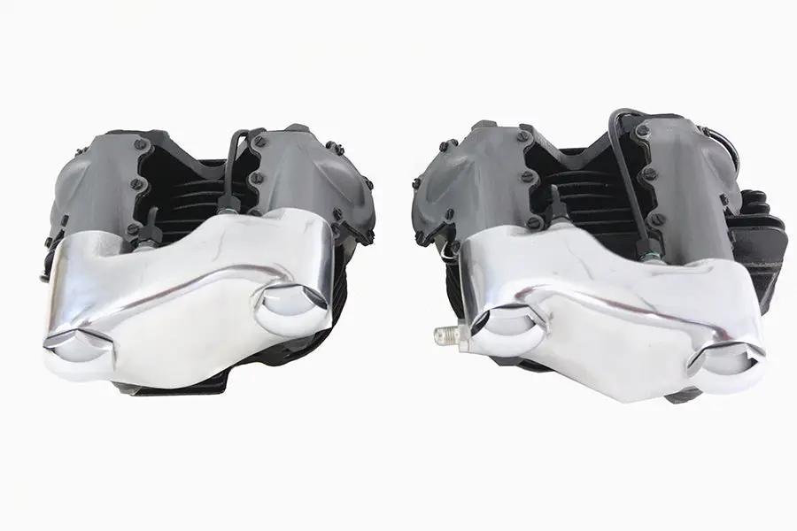 Motorshop Cylinder Head Set with Rocker Assembly for Harley Davidson FL and EL Models by Motorshop