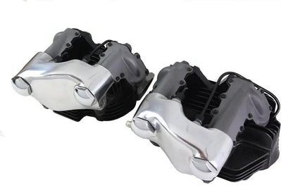 Motorshop Cylinder Head Set with Rocker Assembly for Harley Davidson FL and EL Models by Motorshop