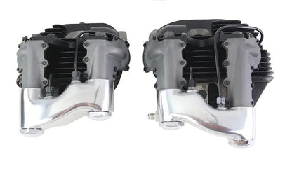 Motorshop Cylinder Head Set with Rocker Assembly for Harley Davidson FL and EL Models by Motorshop