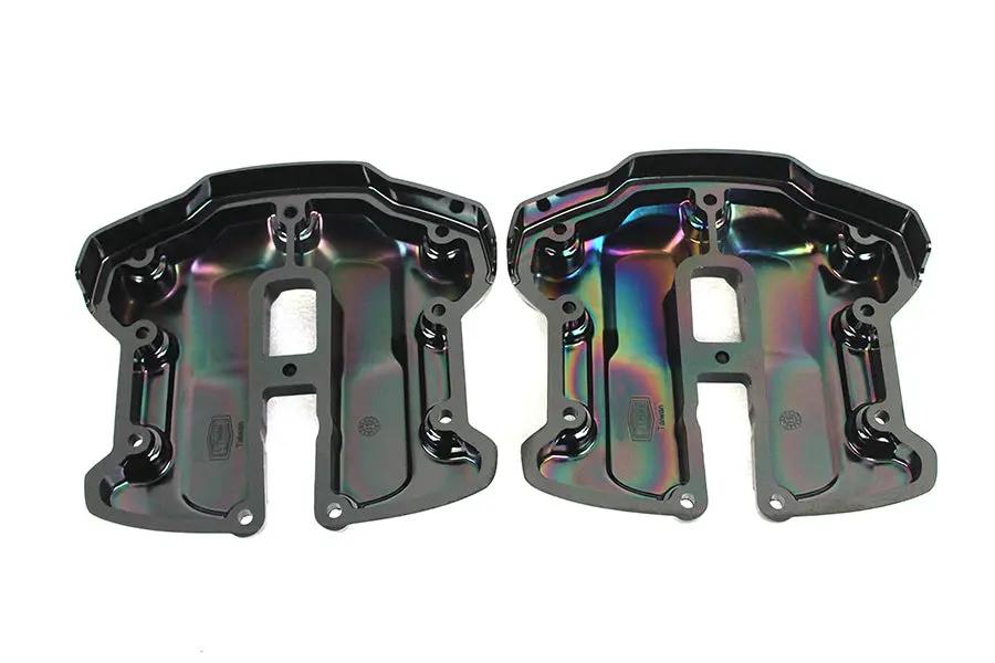 Motorshop M8 Titanium Rocker Box Cover Set for Harley Davidson FLT (2017-2026) by Motorshop