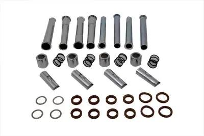 Motorshop Chrome Pushrod Cover Kit for Harley Davidson FL (1948-1957) - Part 71194D by Motorshop