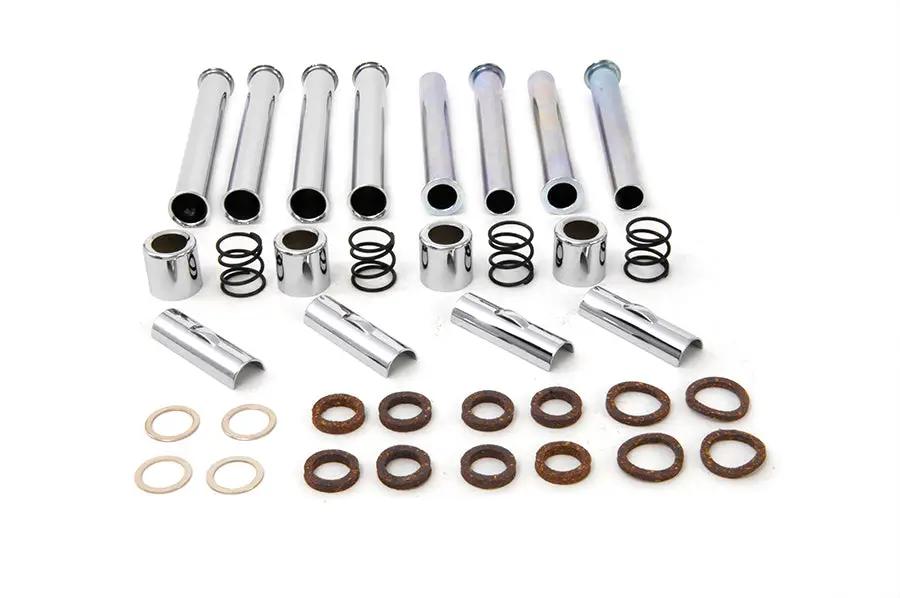 Motorshop Chrome Pushrod Cover Kit Part 72629B for Harley Davidson XL Models by Motorshop