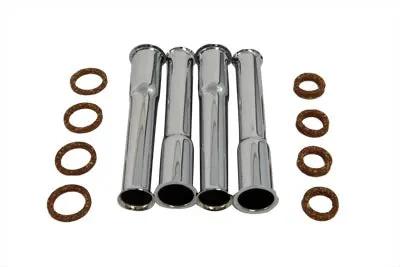 Motorshop Lower Pushrod Cover Kit Chrome for Harley Davidson FL Models (Part 13149) by Motorshop