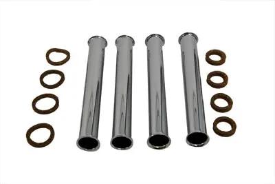 Motorshop Chrome Lower Pushrod Cover Set for Harley Davidson XL (1957-1966) by Motorshop