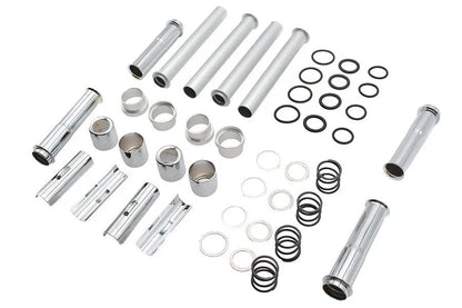 Motorshop Chrome Pushrod Cover Kit Part 77334 for Harley Davidson XL Models by Motorshop