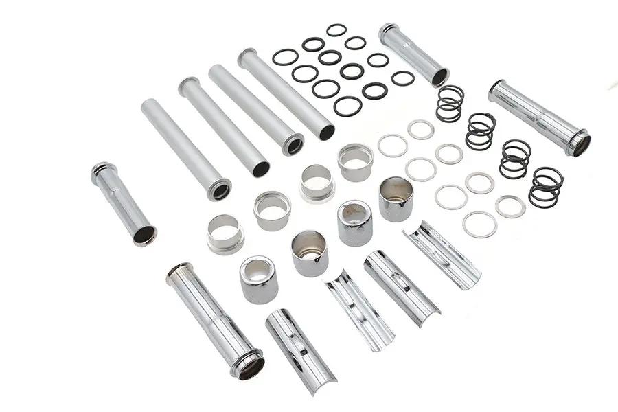 Motorshop Chrome Pushrod Cover Kit Part 77334 for Harley Davidson XL Models by Motorshop