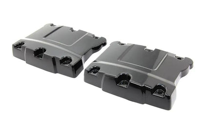 Motorshop Top Rocker Box Gloss Black Cover Set for Harley Davidson FXST (1999-2008) by Motorshop