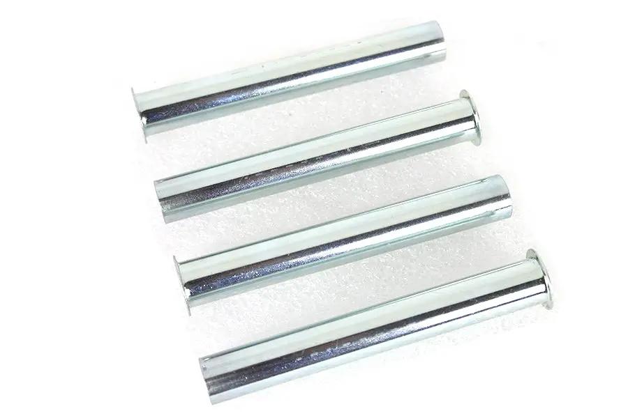 V-Twin Replica Inner Pushrod Cover Tube Set White Zinc Plated for Harley Davidson EL (1936-1945) by V-Twin