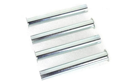 V-Twin Replica Inner Pushrod Cover Tube Set White Zinc Plated for Harley Davidson EL (1936-1945) by V-Twin
