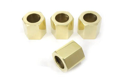 Motorshop Pushrod Cover Cup Set Brass (Part No. 13155) for Harley Davidson Motorcycles by Motorshop