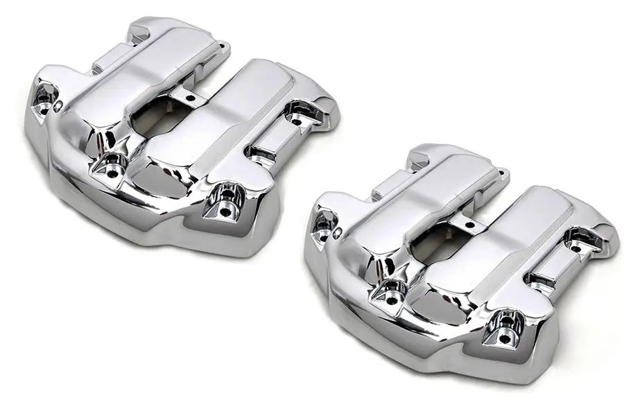 Motorshop M8 Rocker Box Cover Set Chrome for Harley Davidson FLT Models 2017-2026 by Motorshop