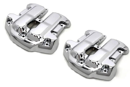 Motorshop M8 Rocker Box Cover Set Chrome for Harley Davidson FLT Models 2017-2026 by Motorshop