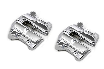 Motorshop M8 Rocker Box Cover Set Chrome for Harley Davidson FLT Models 2017-2026 by Motorshop