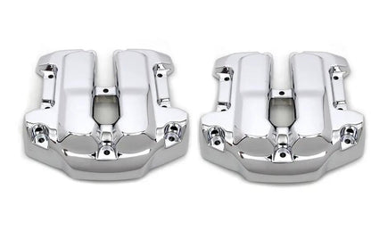 Motorshop M8 Rocker Box Cover Set Chrome for Harley Davidson FLT Models 2017-2026 by Motorshop