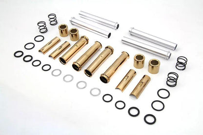 Motorshop Titanium Plated Pushrod Cover Kit for Harley Davidson FXST (1999-2008) by Motorshop