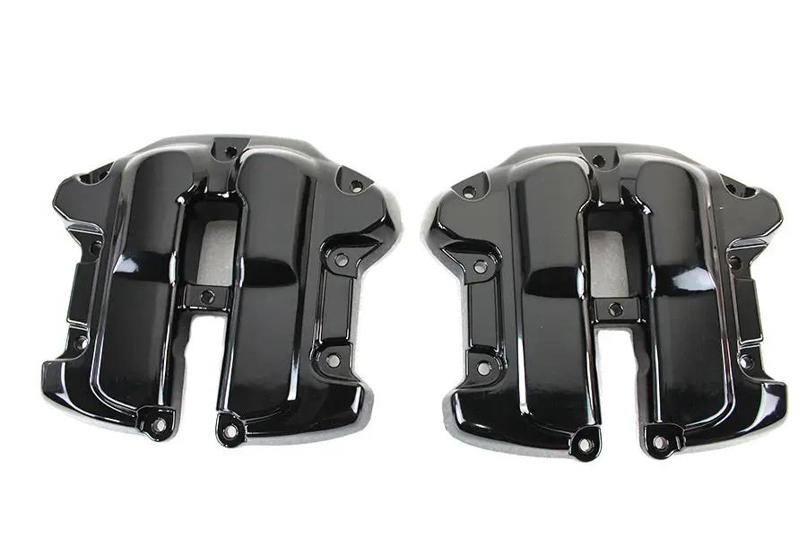 Motorshop M8 Rocker Box Cover Set Black for Harley Davidson FLT (2017-2026) by Motorshop