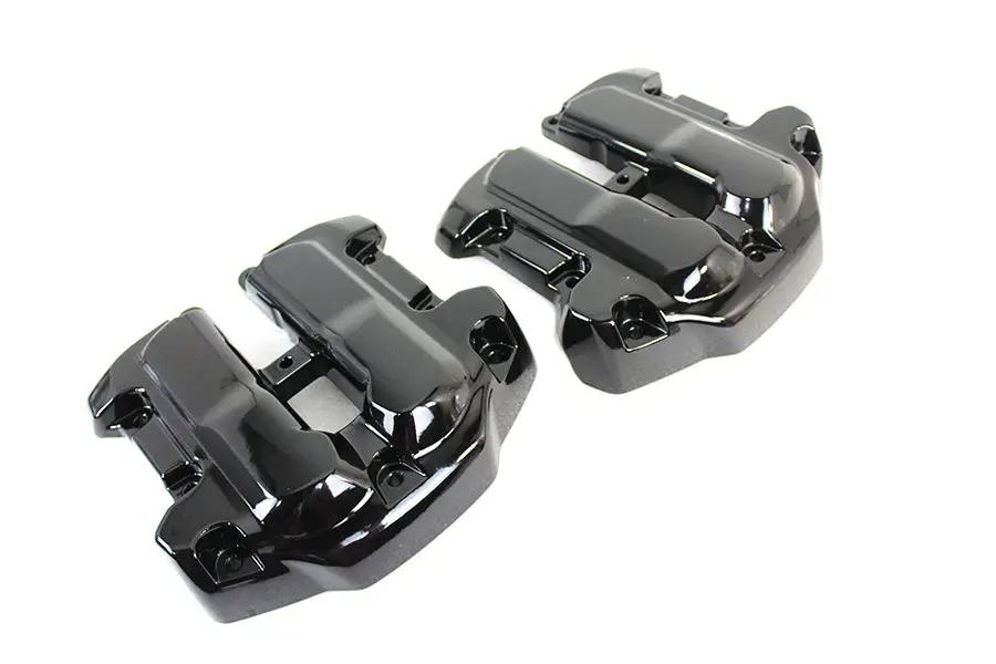 Motorshop M8 Rocker Box Cover Set Black for Harley Davidson FLT (2017-2026) by Motorshop