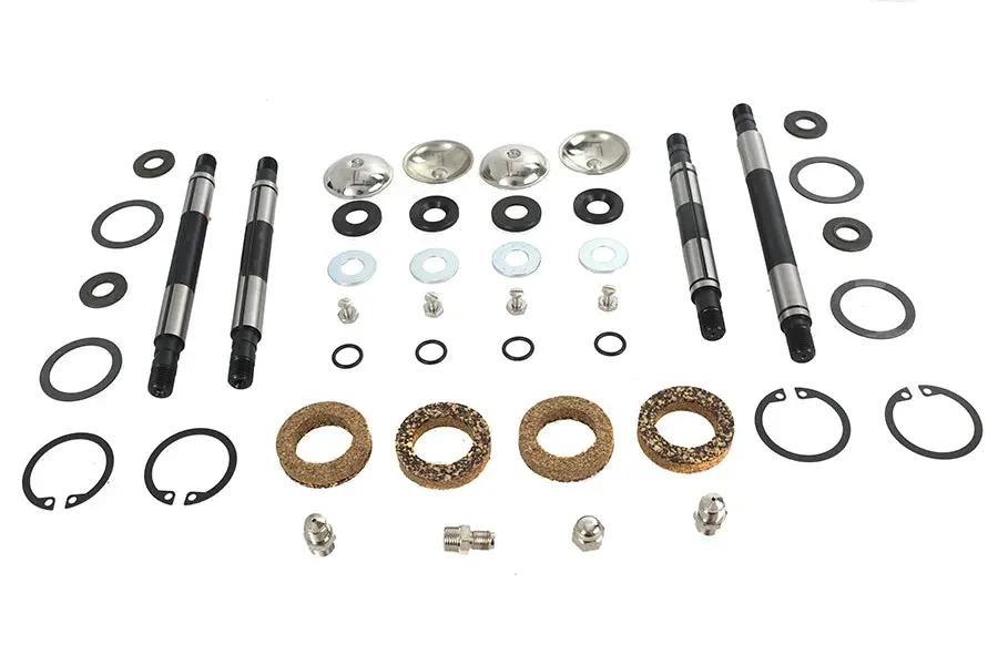 V-Twin 1936 Knucklehead Rocker Shaft and Cap Kit for Harley Davidson EL by V-Twin