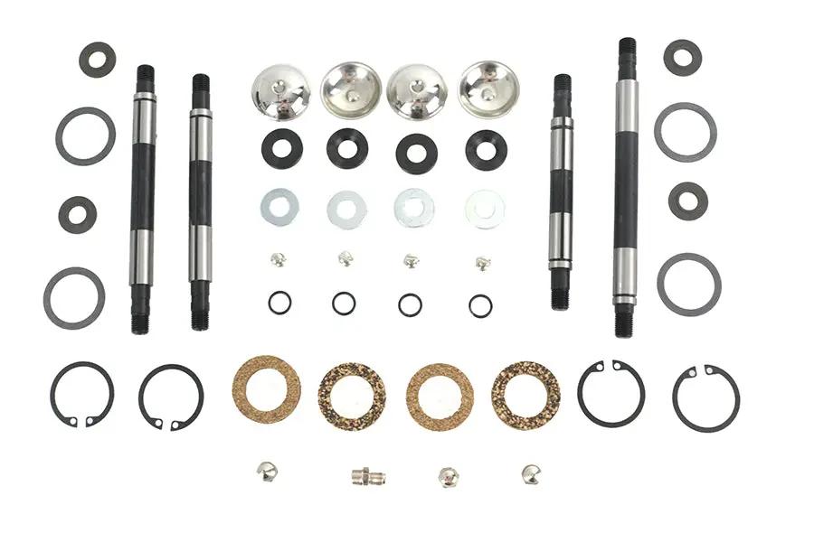 V-Twin 1936 Knucklehead Rocker Shaft and Cap Kit for Harley Davidson EL by V-Twin
