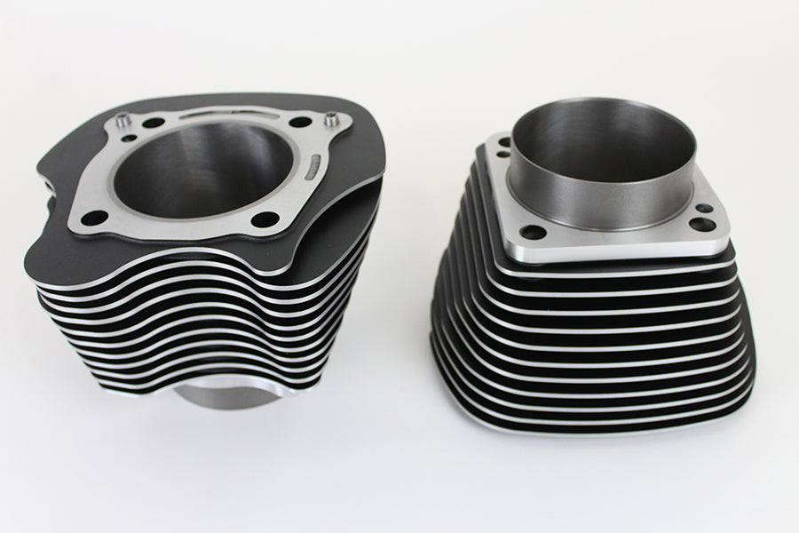 Motorshop 88186 M8 Big Bore Black Cylinder Set for Harley-Davidson Twin Cam