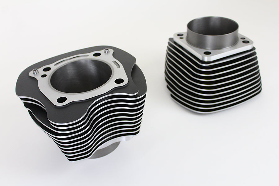 Motorshop 88186 M8 Big Bore Black Cylinder Set for Harley-Davidson Twin Cam
