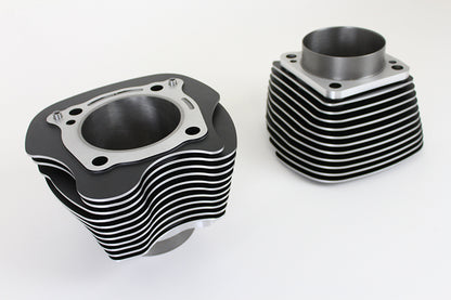 Motorshop 88186 M8 Big Bore Black Cylinder Set for Harley-Davidson Twin Cam