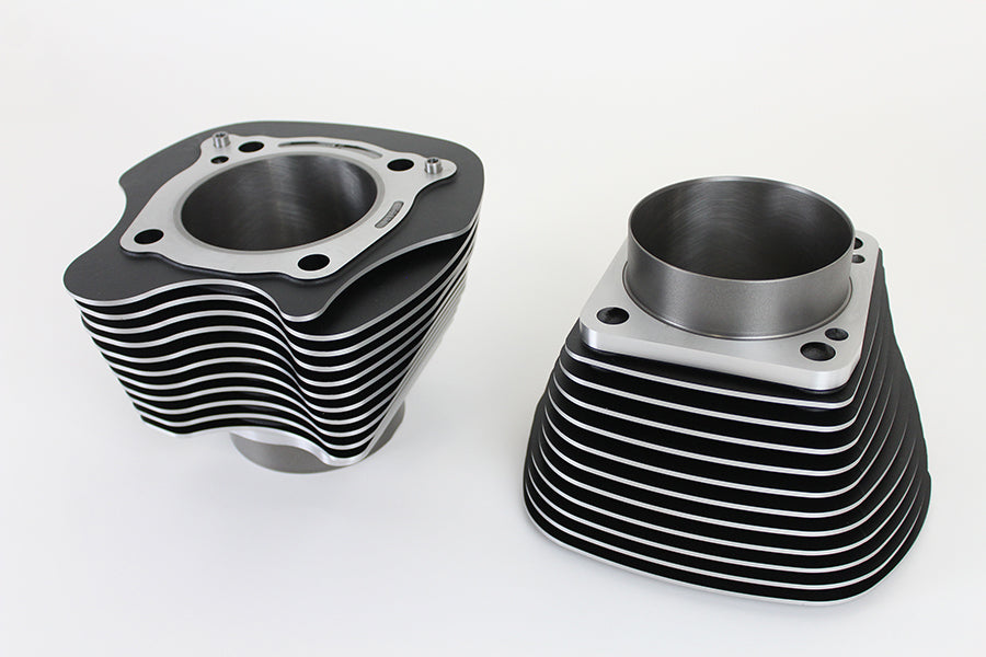 Motorshop 88186 M8 Big Bore Black Cylinder Set for Harley-Davidson Twin Cam