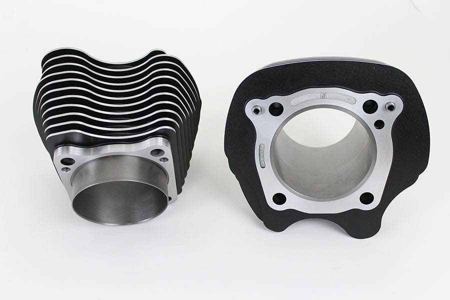 Motorshop 88186 M8 Big Bore Black Cylinder Set for Harley-Davidson Twin Cam