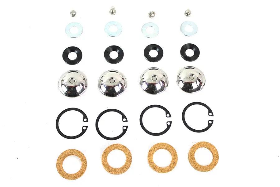 V-Twin 1936 Knucklehead Rocker Nut Kit for Harley Davidson EL and FL Models by V-Twin