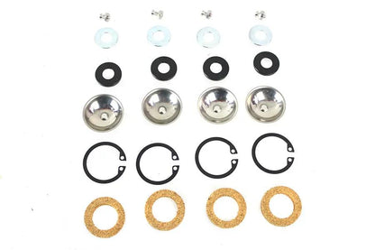 V-Twin 1936 Knucklehead Rocker Nut Kit for Harley Davidson EL and FL Models by V-Twin