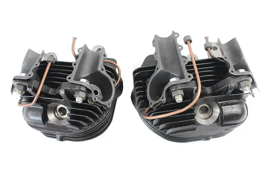 Motorshop Knucklehead Cylinder Head Set Bare for Harley Davidson FL (1941-1947) by Motorshop