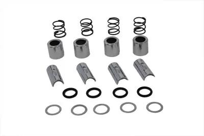Motorshop Chrome Upper Pushrod Cover Kit for Harley Davidson FXST 1999-2008 by Motorshop