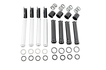 Motorshop M8 Pushrod Cover Kit for Harley Davidson FLT Models by Motorshop