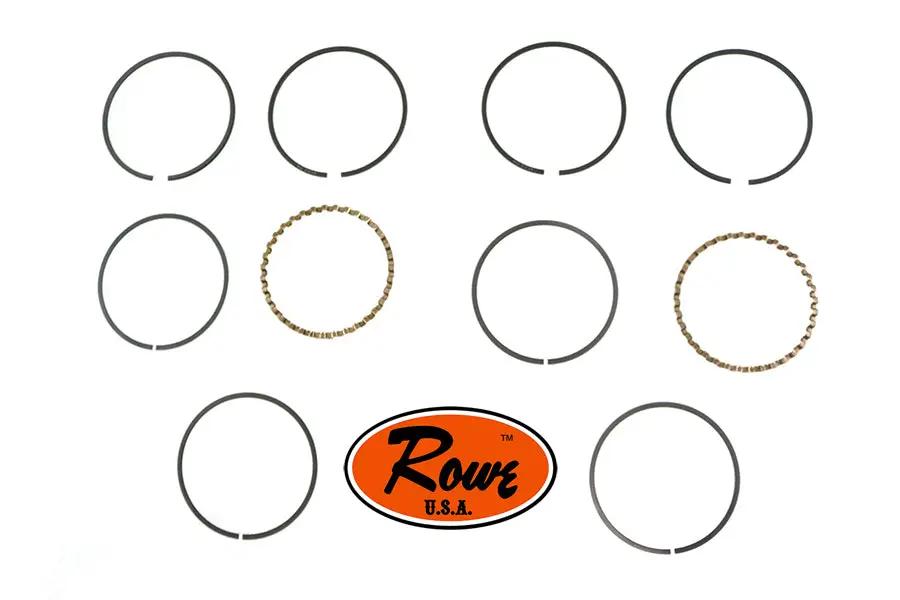 Rowe 11-1239 *500MOQ 74 Inch Piston Ring Set for Harley Davidson FL (1954-1963) by Rowe