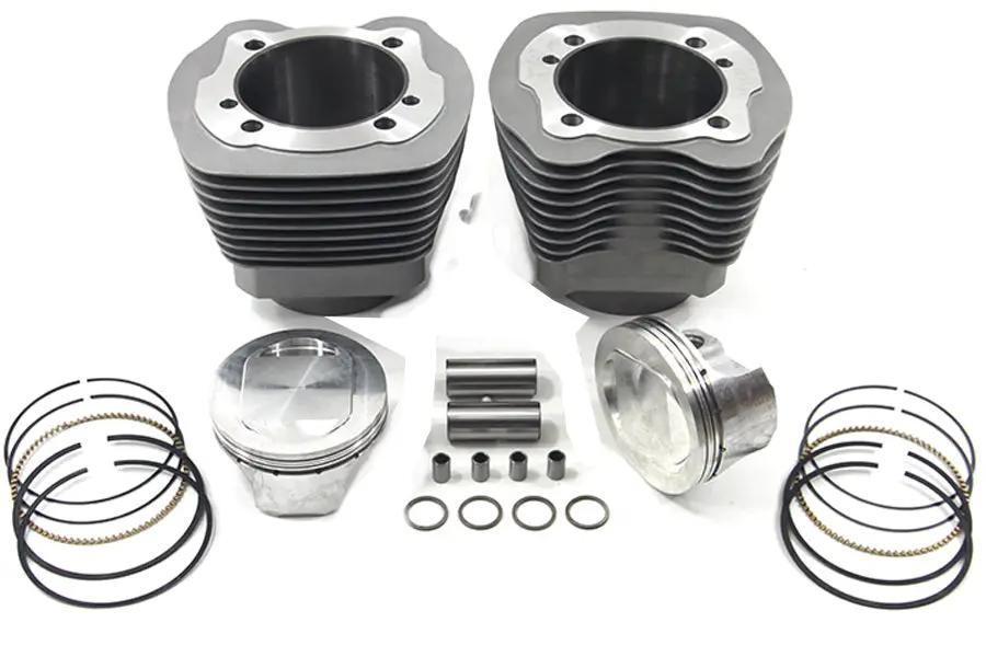 Motorshop 107 Inch Big Bore Twin Cam Cylinder Kit for Harley Davidson FXST and FLST Models by Motorshop