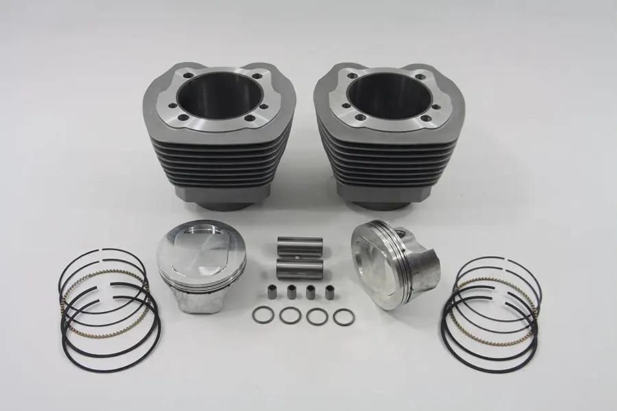 Motorshop 107 Inch Big Bore Twin Cam Cylinder Kit for Harley Davidson FXST and FLST Models by Motorshop