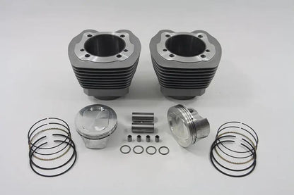 Motorshop 107 Inch Big Bore Twin Cam Cylinder Kit for Harley Davidson FXST and FLST Models by Motorshop