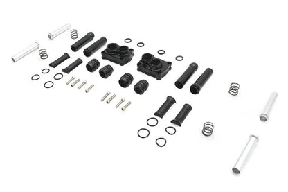 V-Twin M8 Pushrod Cover Kit Black for Harley Davidson Touring and Softail Models by V-Twin